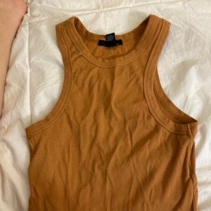 Orange tank top